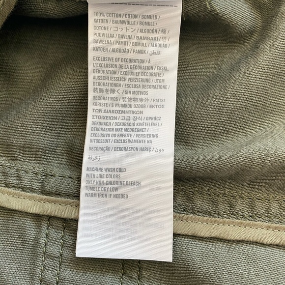 BNWT A&F Utility Military Cropped Fall Jacket - Picture 10 of 14